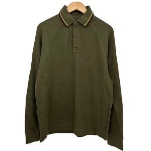 Urban Outfitters Heavyweight Long Sleeve Polo Men's Medium Green